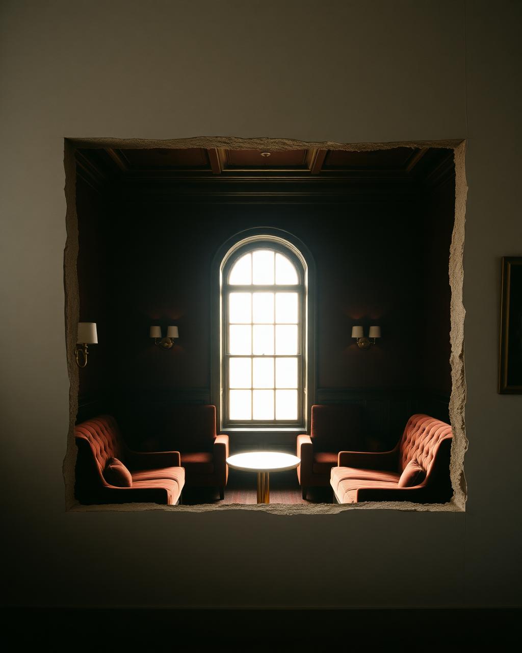Exposed Opening to Noir Lounge — Render